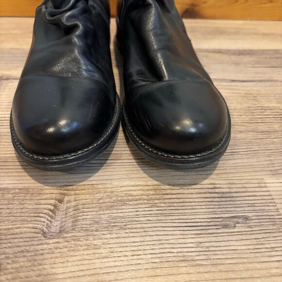 Avellini Black Leather Bootie - size 41 (US 10) - Picture 4 of 9